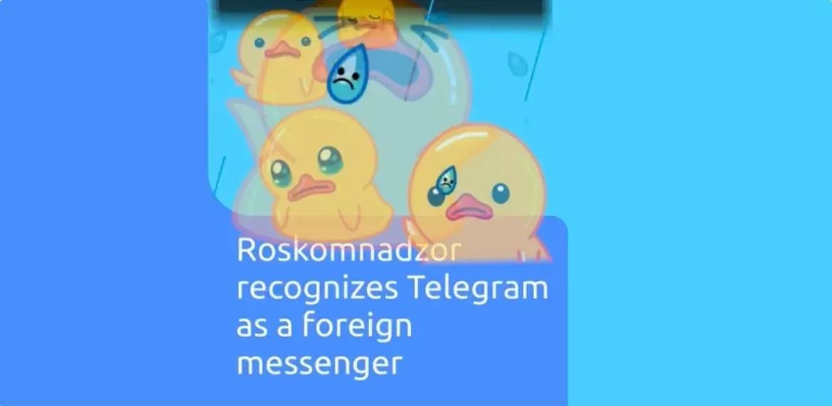 Roskomnadzor recognizes Telegram as a foreign messenger