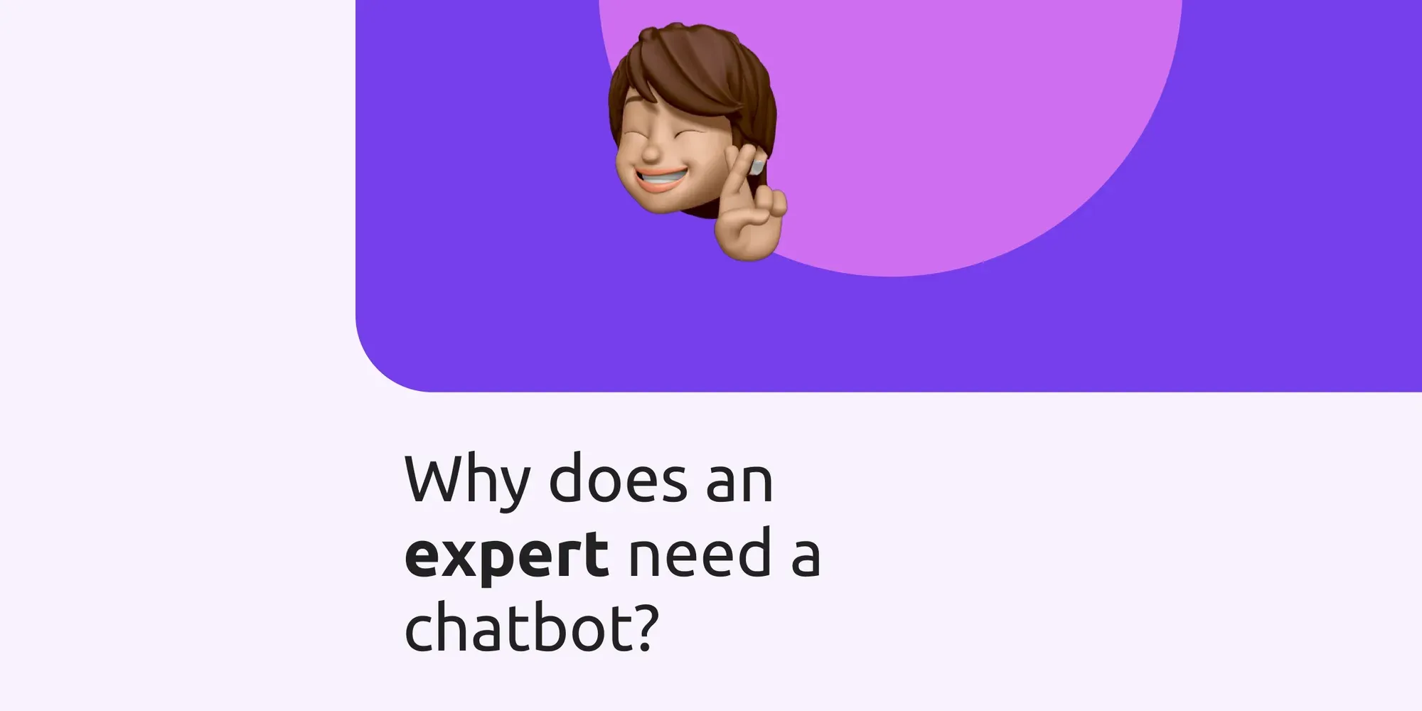 Chatbot for an expert: wedding photographer